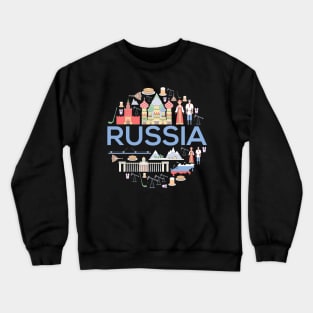 Russia concept Crewneck Sweatshirt